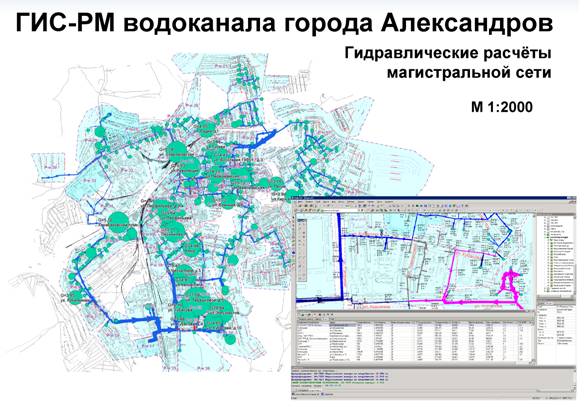 Водоканал карта водопровода